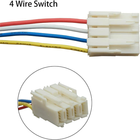 W10404050 W10238287 Lid Lock (4 Wire Switch) Compatible with Whirlpool Washers by SupHomie - Replaces Part Numbers AP5263307 PS3497627 W10744659
