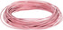 25 Yards of Solid Round 1.5mm Light Pink Real and Genuine Leather Cord for use as Braiding String (1.5mm, Light Pink)...