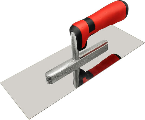 Stainless Steel Flat Finishing Trowel (11" x 4") Concrete Cement Drywall Plastering Tile Masonry Construction Hand Tools...
