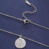 Jude Jewelers Stainless Steel Round Shaped Sunshine Style Pendant Necklace...