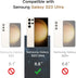 JETech Screen Protector for Samsung Galaxy S23 Ultra 5G 6.8-Inch with Camera Lens Protector, Flexible TPU Film, Fingerprint ID Compatible, Easy In...
