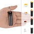 Small Pocket Pill Box Keychain, Aluminium Alloy Portable Mini Pill Organizer Case Container for Purse, Waterproof Metal Pill Holder Medicine Bottl...
