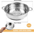 Stainless Steel Steamer Pot 7 Inches Round Cooking Rack Food Steamer Basket Insert for Kitchen Dim Sum Dumplings Bun(18cm)...