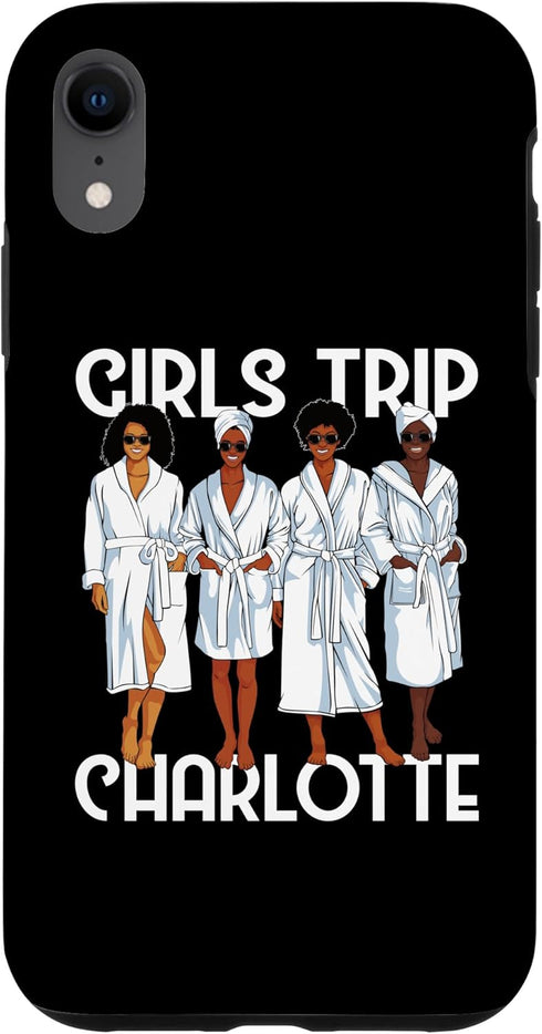 iPhone XR Girls Trip 2024 Charlotte For Black Melanin Women Spa Relax Case...