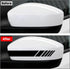 Car Rear View Mirror Stickers, 2Pcs Stripe Graphic PET Reflective Car Body DIY Decor Decals, Auto Exterior Accessories, Universal Side Mirror Deca...