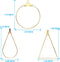 TopBine Earrings Beading Hoop Set for Jewelry Making,Earring Finding Beading Hoop Earrings Bulk for DIY Craft Earring Jewelry Making (Round/Square...