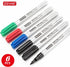 ZEYAR Permanent Marker Pens, Extra Fine Tip(1mm), Waterproof & Smear Proof ink, Aluminum Barrel, Quick Drying(3 Black, 1 Red, 1 Green, 1 Blue)...