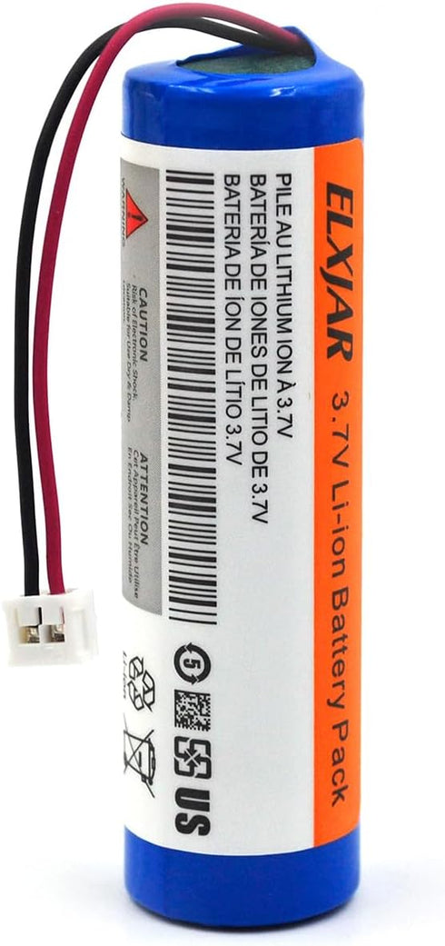 (2-Pack) 3.7V 2600mAh 93837-001 Battery Replacement for Wahl Clipper 5 Star Magic Clip Cordless, Senior Cordless, Sterling 4, Lithium Ion Cordless...
