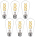 Dimmable ST58 LED Edison Bulbs, 4.5W Equivalent to 40W Vintage Light Bulbs, E26 Base Daylight 4000K ST58/ST19 LED Bulbs, Antique Flexible Spiral L...