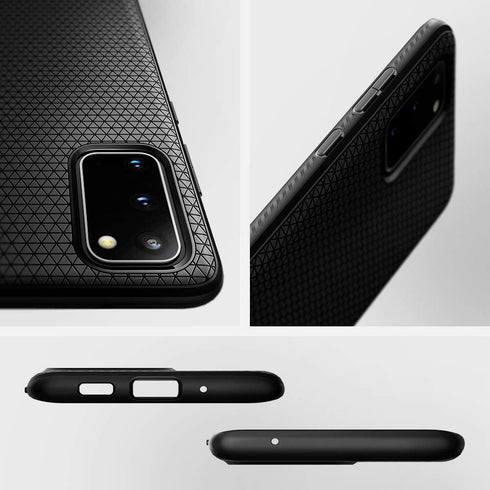 Spigen Liquid Air Designed for Samsung Galaxy S20 Plus Case (2020) - Matte Black...