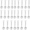 25 Pack Shovel Shape Demitasse Espresso Spoons, Stainless Steel Coffee Ice Cream Dessert Spoons for Home and Party...