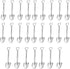 25 Pack Shovel Shape Demitasse Espresso Spoons, Stainless Steel Coffee Ice Cream Dessert Spoons for Home and Party...