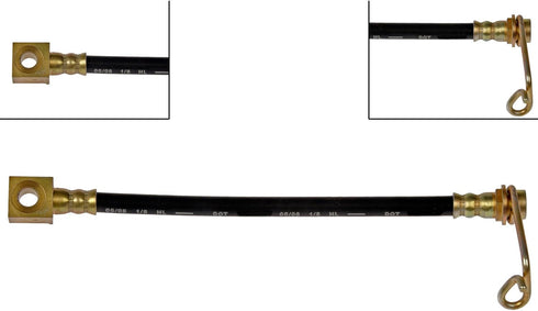 Dorman H621141 Rear Driver Side Brake Hydraulic Hose Compatible with Select Dodge Models...