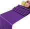 Dark Purple Satin Table Runners Wedding Party - 5 pcs Banquet Event Decoration 12" x 108"...