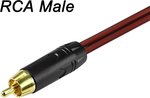 RCA Speaker Cable to Plug Adapter, Bare Wire to RCA, Audio Video Cable Repair...
