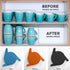 ELYPRO Coffee Mug Organizers and Storage, Kitchen Cabinet Shelf Organizer - Cupboard and Pantry Organization, Expandable Stackable Gadget for Tea ...