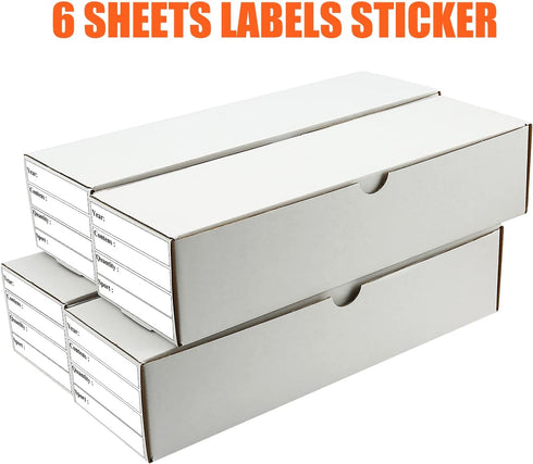 Cardboard Boxes for Trading Cards,Baseball,Football,Basketball,Hockey, Sportscards,Trading Card Storage Box for Toploader full lid-Corrugated Card...