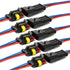 Way Car Waterproof Electrical Connector,16 AWG 3 pin Plug Auto Electrical Wire Connectors Marine for Car, Truck, Boat, and Other Wire Connections....