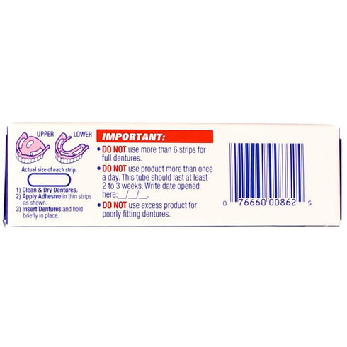 Fixodent Denture Adhesive Cream, Original, Strong And Long Hold - 0.75 Oz by Fixodent...