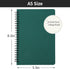EUSOAR Hardcover Spiral Lined Notebook, A5 6 Pack 5.5" x 8.3" 120 Pages Lined Travel Writing Notebooks Journal, Students College Office Business S...