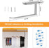 Upgraded Tumbler Lid Organizer, Hook for Yeti Tumbler/Stanley Tumbler/Owala Tumbler Lid, Self-Adhesive or Drilling Tumbler Lid Hook for Kitchen Or...