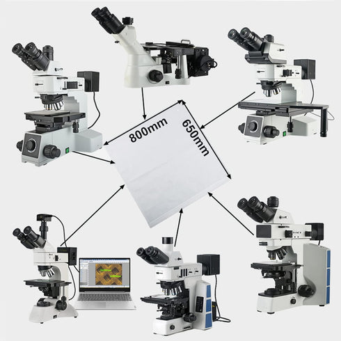 800 X 650mm Microscope Dust Cover with PVC Material, Portable and Used to Prevent Moisture Entry for Laboratory Instruments and Household Applianc...