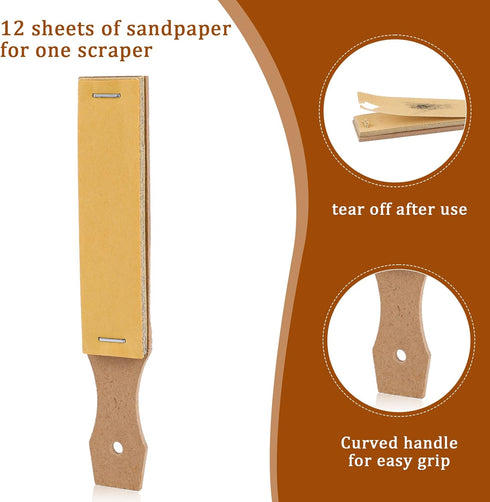 Sandpaper Sharpener,3-Pack Sketch Sandpaper Pencil Sharpeners 6.2x0.9" Pointer Art Drawing Tool Pastel Sticks Drawing Tool for Artist Sketch Begin...