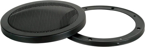 5-1/4-Inch Diameter 2-Pc Mesh Speaker Grill - Black...
