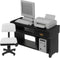 NUOBESTY Miniature Computer Simulation Office Furniture Dollhouse Accessories Mini Desktop Chair Keyboard Model for Dollhouse Black...