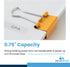 1InTheOffice Small Binder Clips 3/4 Inch, Mini Paper Binder Clips, Assorted Colors (80 Pack)...