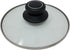 Cookware Universal Replacement Lid Knob – Heat Resistant, Bakelite Kitchen Pot Lid Handle, Black w/Silver Lining (1)...