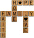 Scrabble Tile Letter Stencils 5 Inch - 28 Pack Scrabble Style Alphabet Stencil Templates for Painting on Wood, Reusable Plastic Stencils for Craft...
