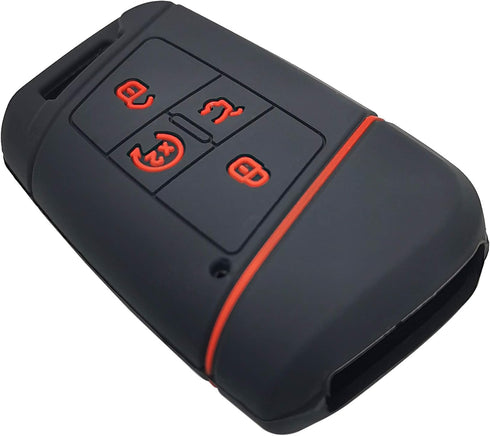 2Pcs Coolbestda Compatible with 2019 2020 2021 2022 2023 2024 VW Volkswagen Tiguan Atlas Jetta Passat Golf Alltrack Push Start 4B Key Fob Case Cov...