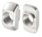 4040 Series M8 T Nuts, T Slot Nut, Hammer Head Fastener Nut, Nickel Plated Carbon Steel Nut for Aluminum Profile, 50pcs...