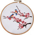 Unionm Embroidery Kit Cherry Blossom Birds Cross Stitch Kit for Adults Beginners with Pattern and Instructions Plants Flowers Floral Pink Sakura E...