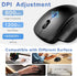 Bluetooth Mouse, Wireless Mouse, Ergonomic Mouse, 2.4GHz with USB Receiver, 1600 DPI Optical Tracking, Quiet Clicks, Computer Mouse for Laptop, PC...