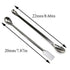 1 Set Stainless Steel Micro Lab Sampling Scoop Spatulas Combination Reagent Spoon Laboratory Supplies (Pack of 5)...