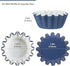 Caperci Grease-Resistant Navy Blue Mini Cupcake Liners 200 Counts - Heavy Duty Paper Muffin Baking Cups, Odorless, No Muffin Pan Needed, Easily Pe...