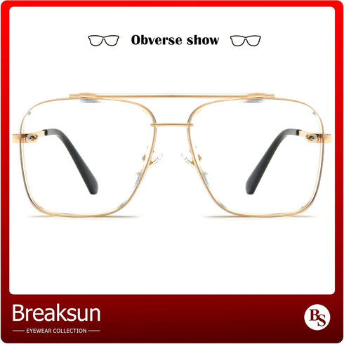 Square Aviator Sunglasses for Men Women Fashion Vintage Diamond Cutting Lens Classic Military Pilot Gradient Shades...