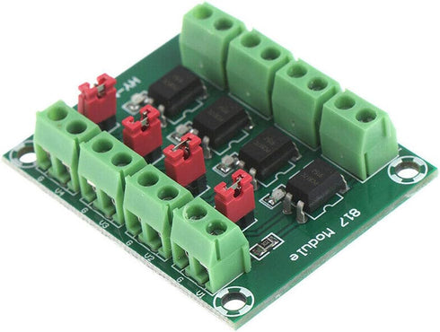 PC817 4-Channel Voltage Converter Module Optocoupler Isolation Driving Module...