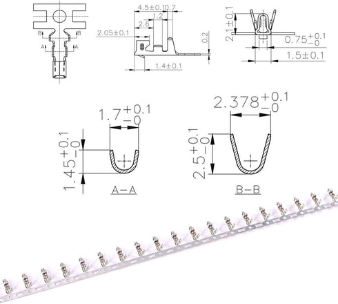 Glarks 1180 Pieces 2.54mm 2/3/4/5/6/7/8/9 Pin Housing Adapter Cable Connector Socket Male and Female with 2.54mm Female Pin Header Connector Perfe...