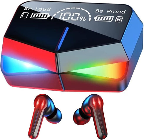 M28 Wireless Earbuds TWS Bluetooth 5.1 Earphones Touch Control Headphones Microphone Mirror Screen LED Display HD Sound & Stable Connection......