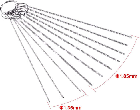 Set of 4 Carburetor Carbon Dirt Jet Remove Cleaner 26 Cleaning Wires Set + 20 Cleaning Needles + 10 Nylon Brushes Tool Kit for Motorcycle ATV Mope...