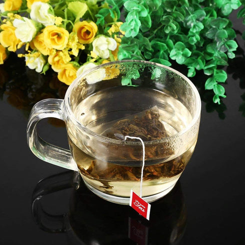 Tea Filter Bag,100Pcs Nylon Empty Tea Infuser Herb Spice Filter Strainer Bags with Drawstring for Household Loose Leaf Tea Coffee Spice Herbs...