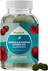 Calming Ashwagandha Gummies for Men and Women - 750mg Equivalent from 30:1 Root Extract with Zinc and Vitamin D - Tasty Adaptogen Stress Gummies f...