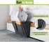 DOURR Felt Bedside Caddy Bed Dorm Bunk Organizer Storage Pocket for Organizing Tablet Magazine Phone Small Things Holder (Gray)...