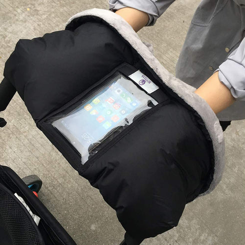 Fleece Stroller Hand Muff, BETITETO Winter Anti-Freeze Gloves for Baby Stroller Jogger Pram Water Resistant Warmer Gift for Parents and Caregivers...