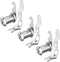 3 Pack Cabinet Locks with Keys, 1-1/8" Cam Lock keyed Alike, Secure Drawer Mailbox File RV Storage Locks Tool Box Locks Replacement Set, Zinc Allo...