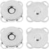 MIDELONG 12 Sets Plum Magnetic Snaps Buttons, Magnetic Purse Closures Fasteners Magnetic Button Clasps Snaps for Purses Bags Clothes Handbags Scra...