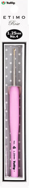 Tulip Needle Company TEL-04E Etimo Rose Steel Crochet Hook-Size 4/1.25mm...